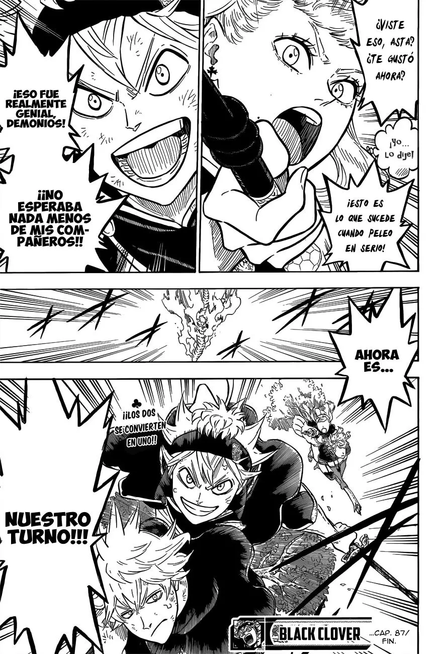 Black Clover capítulo 87, página 17