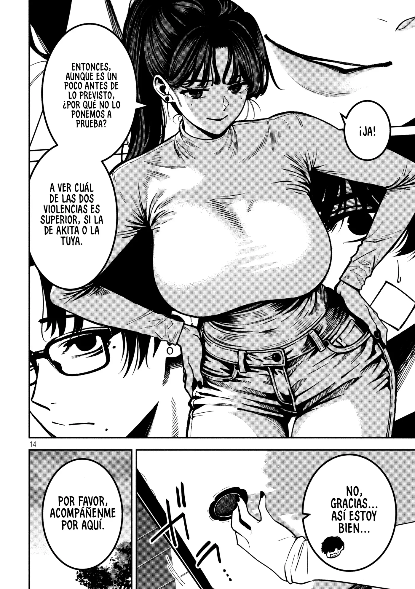 Bouryoku Banzai capítulo 61, página 17