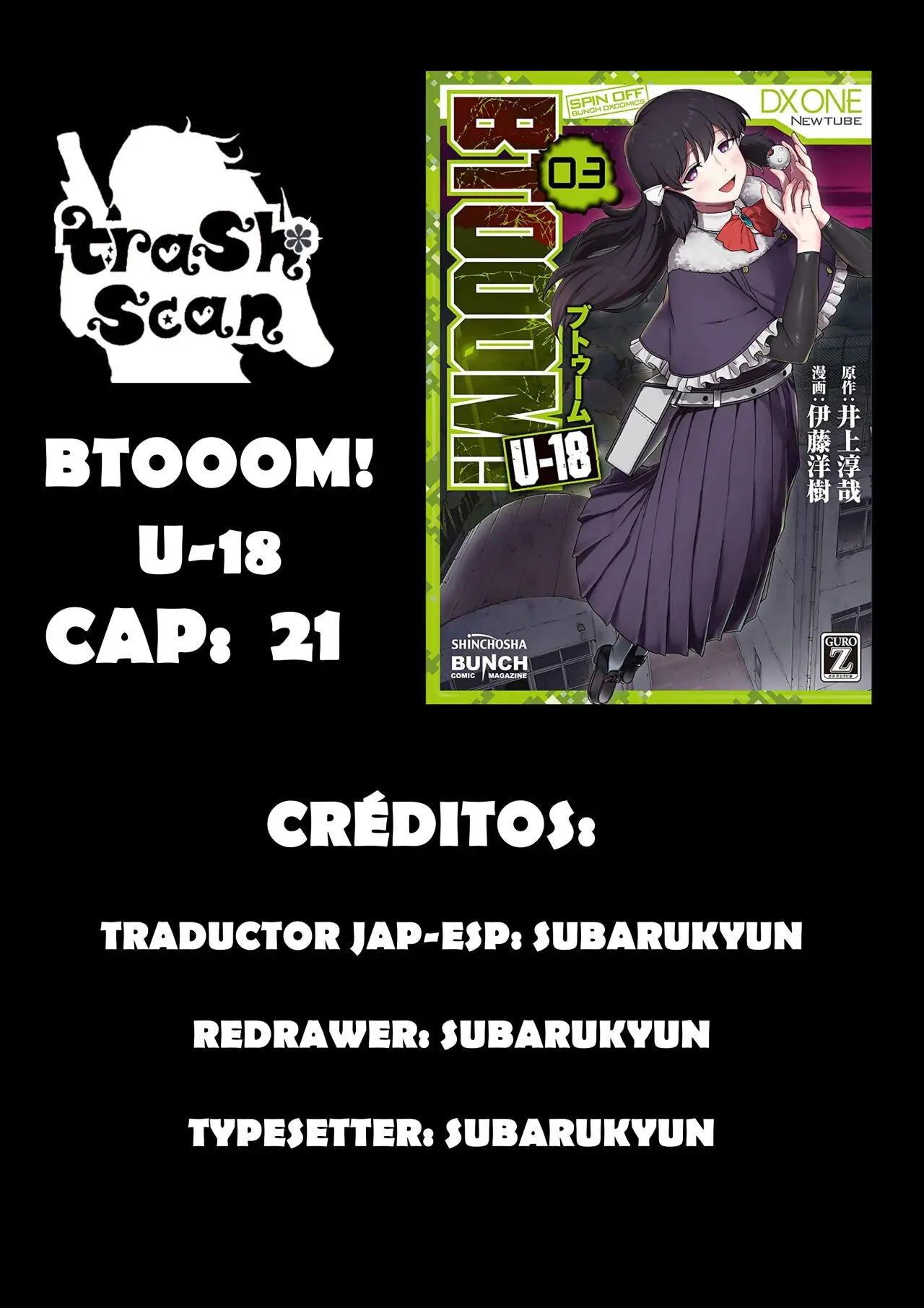 BTOOOM! U-18 capítulo 21, página 1