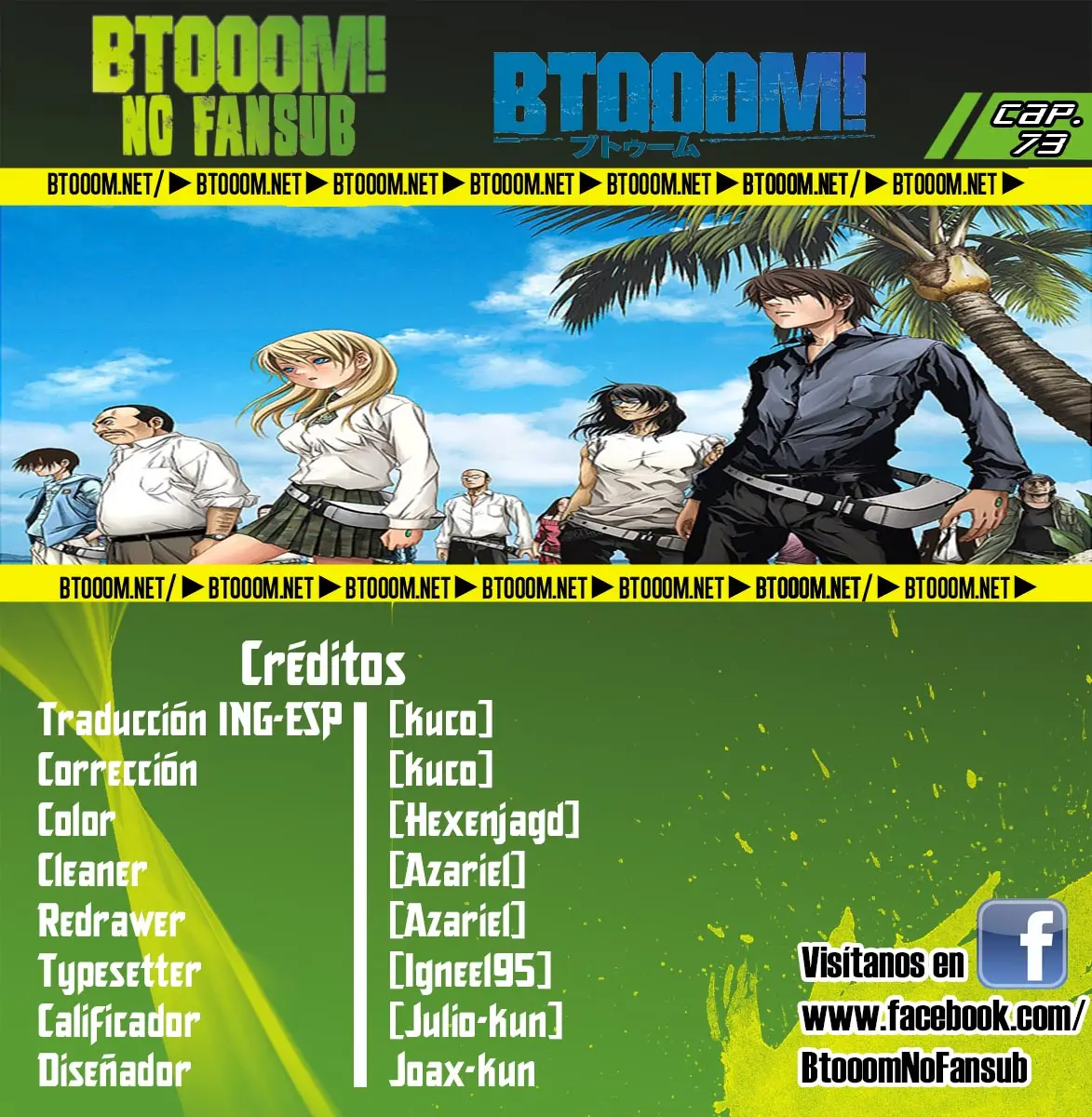 BTOOOM! capítulo 73, página 1