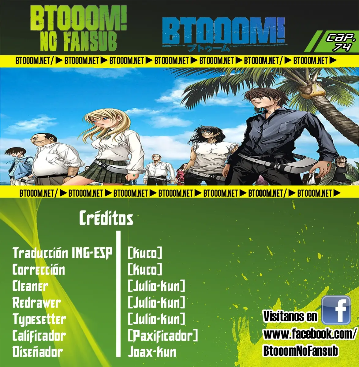 BTOOOM! capítulo 74, página 1