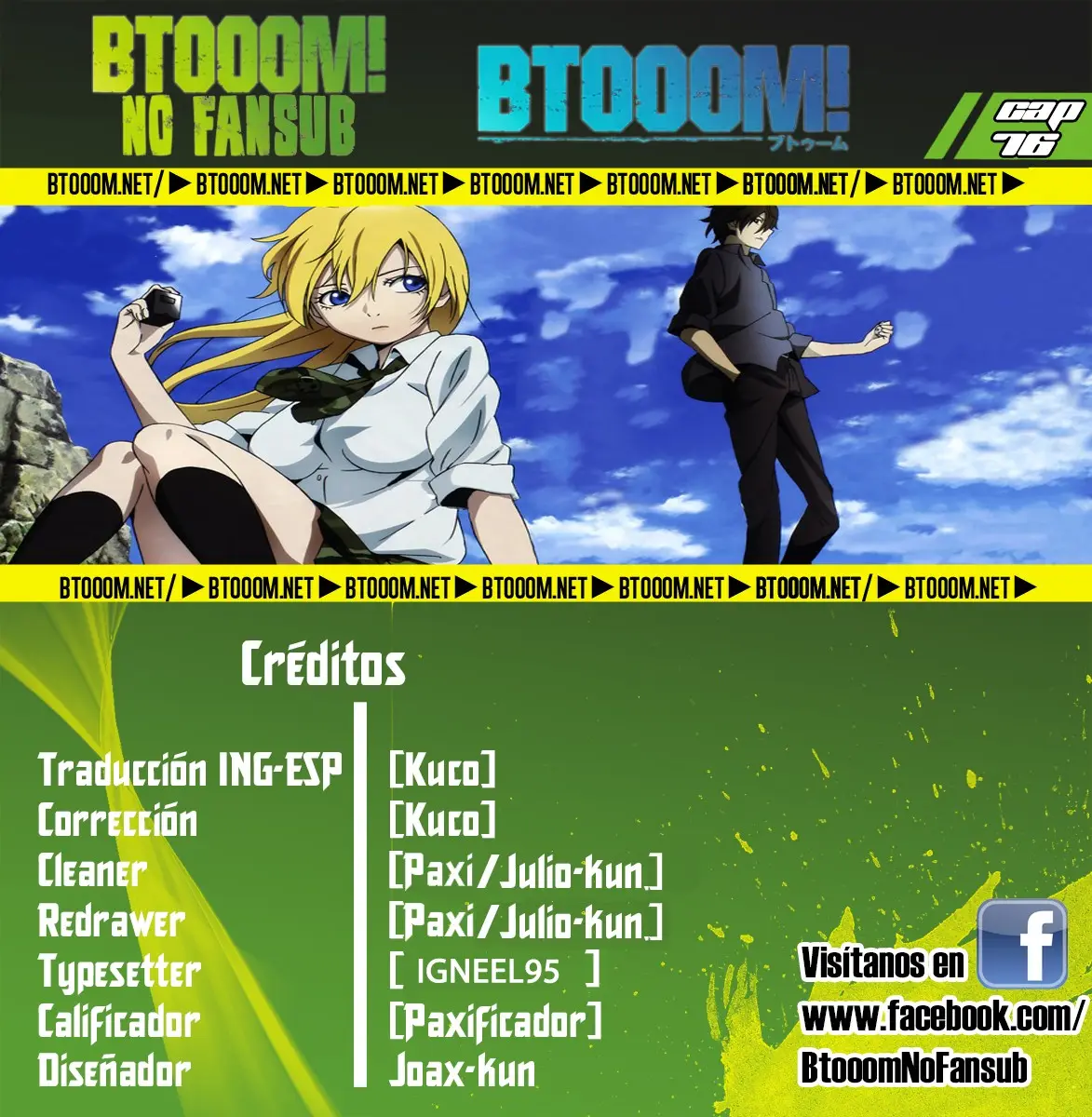 BTOOOM! capítulo 76, página 1