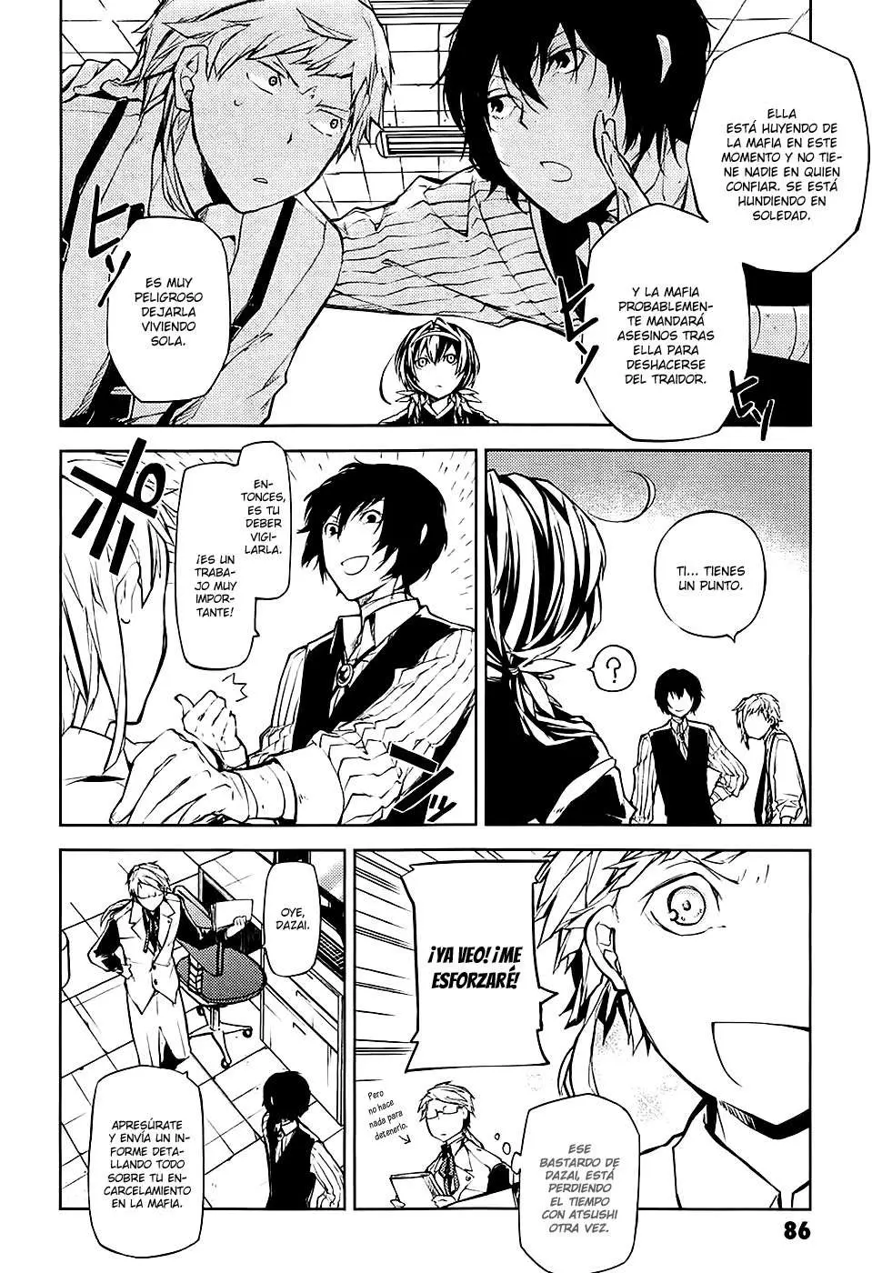 Bungou Stray Dogs capítulo 15, página 9