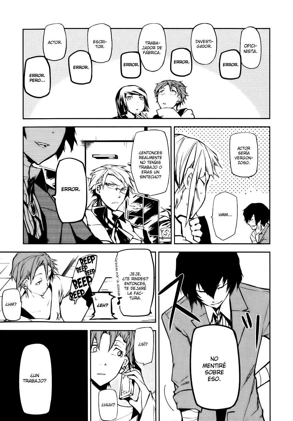 Bungou Stray Dogs capítulo 3, página 15