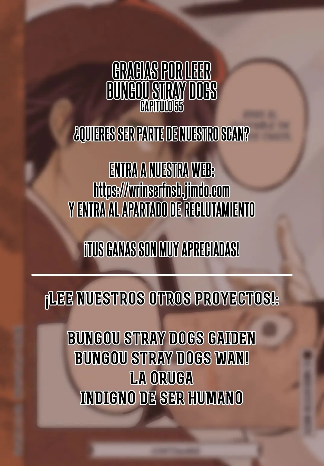 Bungou Stray Dogs capítulo 55, página 40