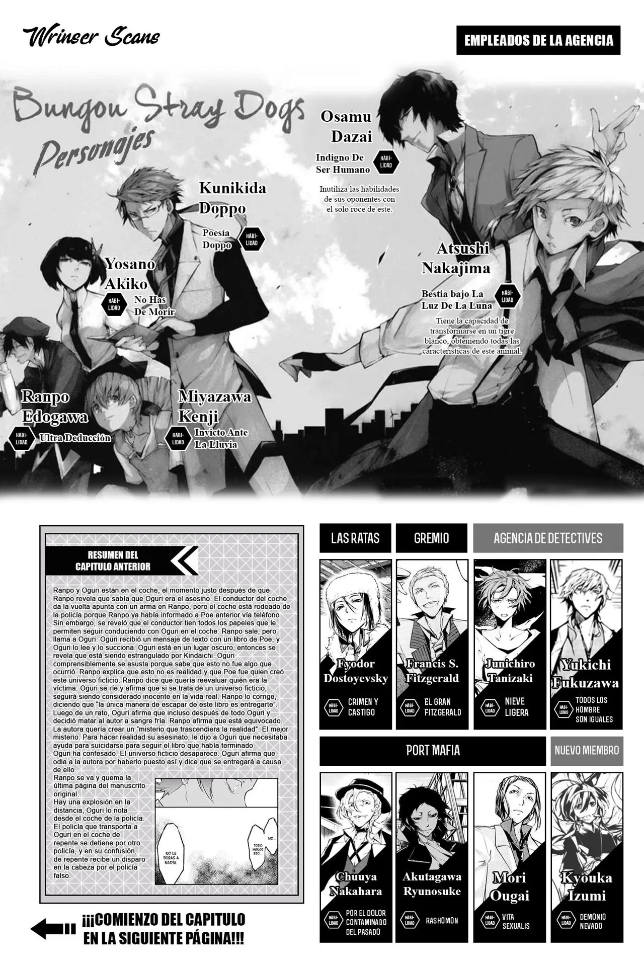 Bungou Stray Dogs capítulo 57, página 2