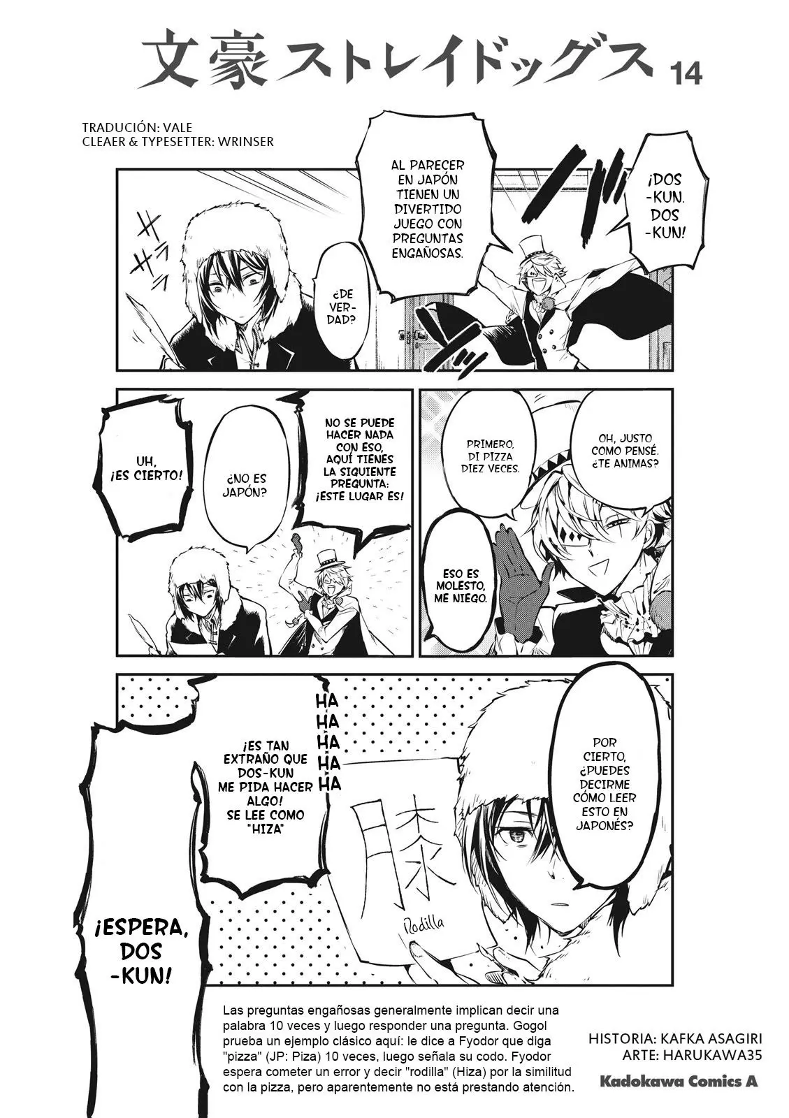 Bungou Stray Dogs capítulo 58.5, página 24