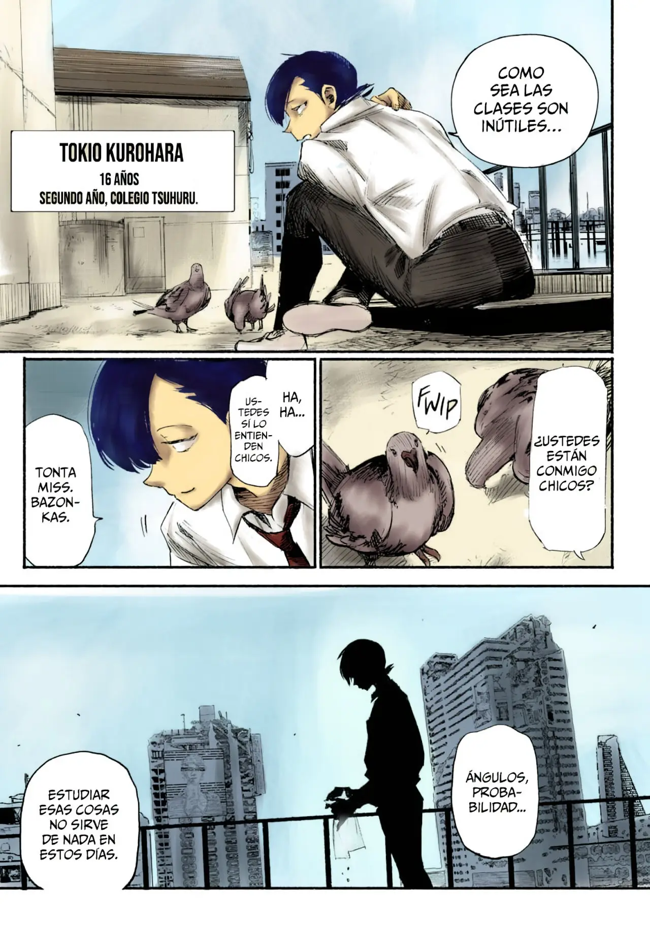 Choujin X capítulo 1.5, página 13