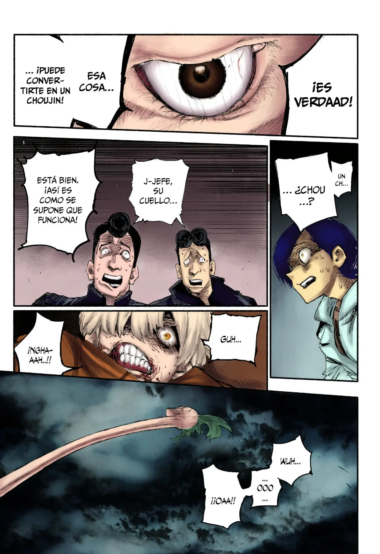 Choujin X capítulo 1.5, página 47