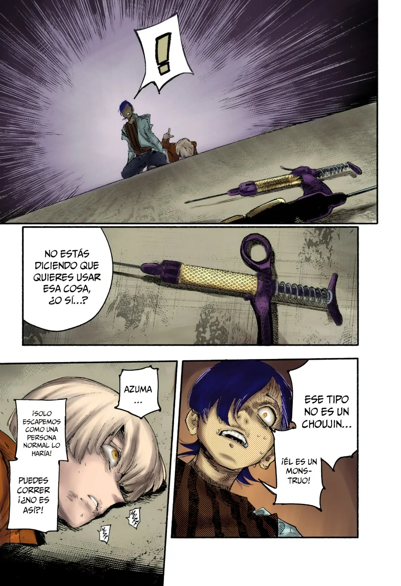 Choujin X capítulo 1.5, página 52