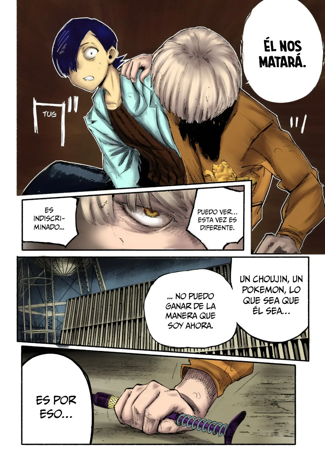 Choujin X capítulo 1.5, página 53