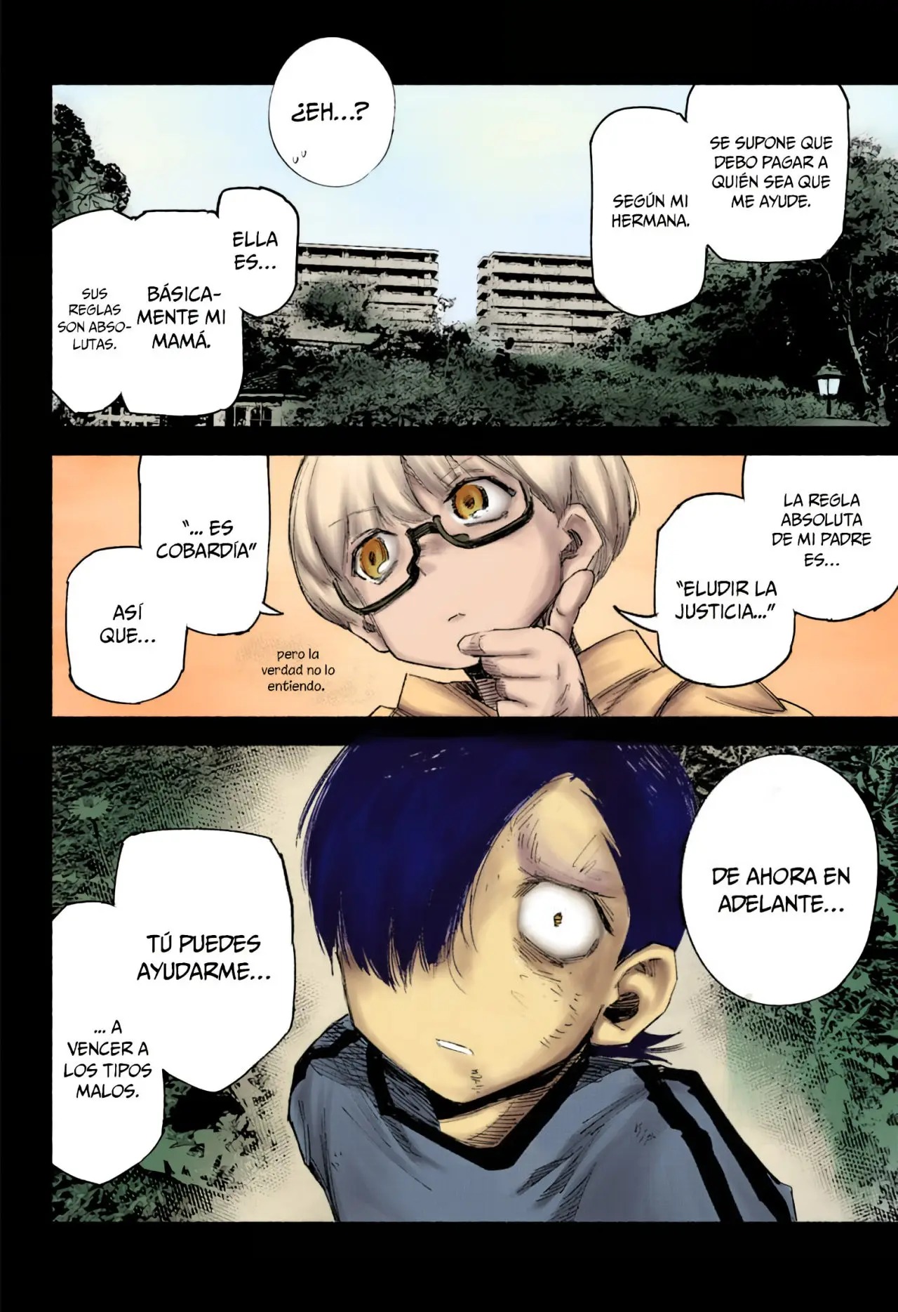 Choujin X capítulo 1.5, página 57