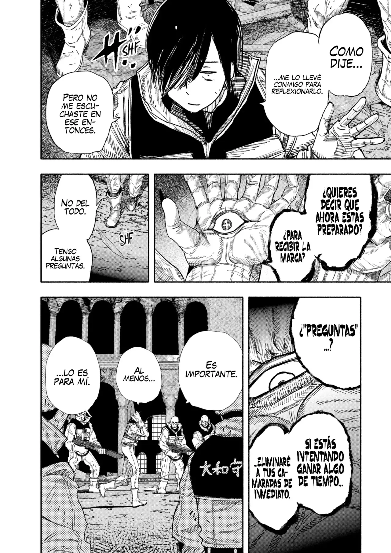 Choujin X capítulo 61, página 13