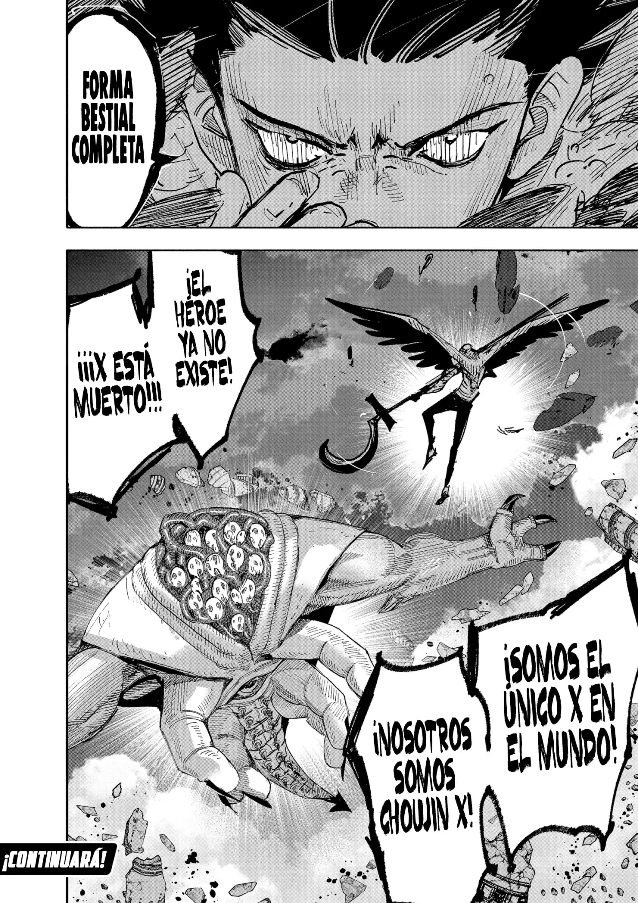 Choujin X capítulo 67, página 37