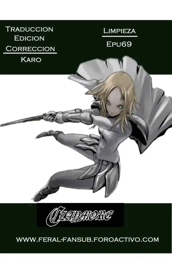 Claymore capítulo 1, página 1