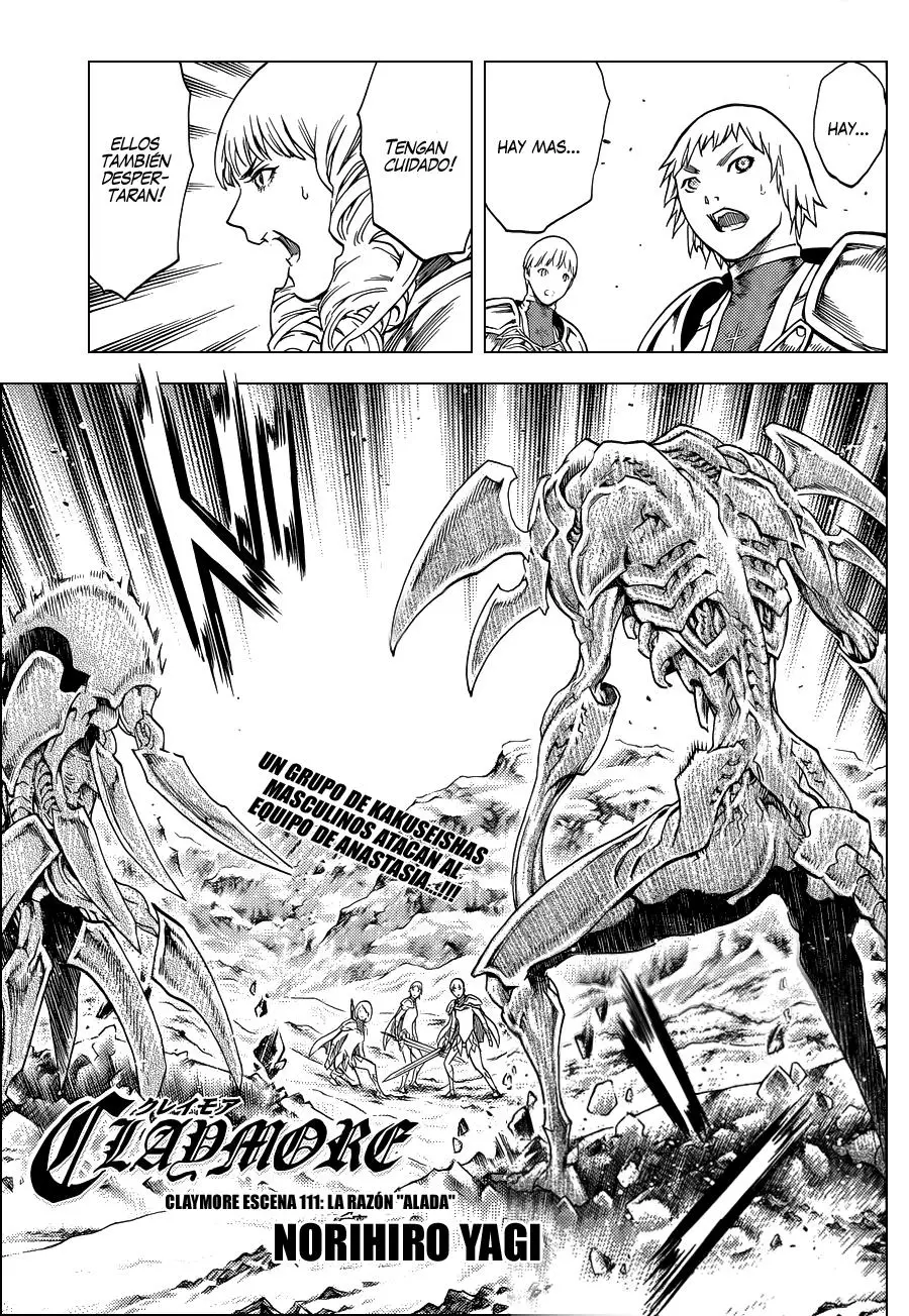 Claymore capítulo 111, página 2