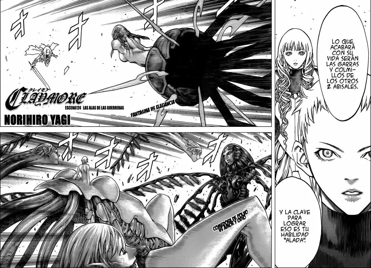 Claymore capítulo 124, página 3