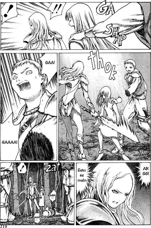 Claymore capítulo 13, página 22