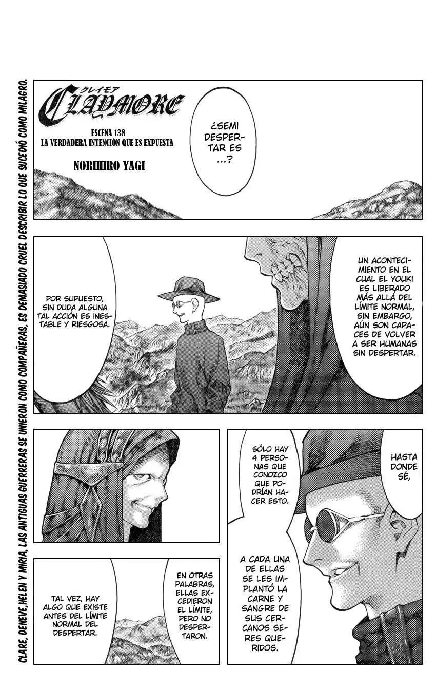Claymore capítulo 138, página 1