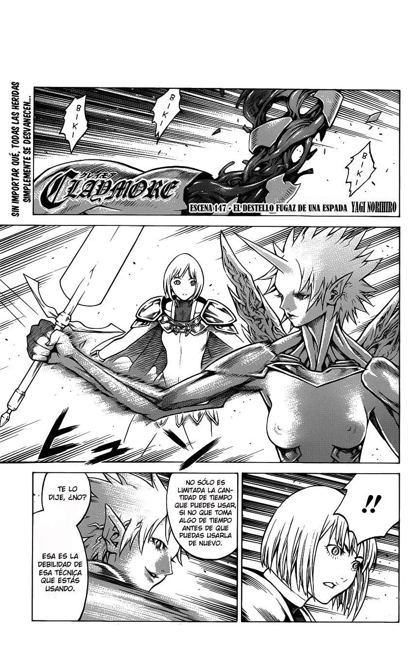 Claymore capítulo 147, página 1