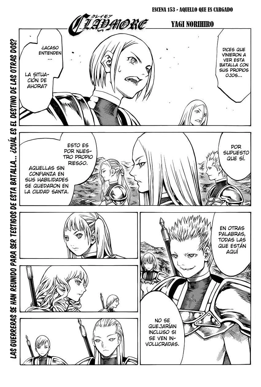 Claymore capítulo 153, página 1