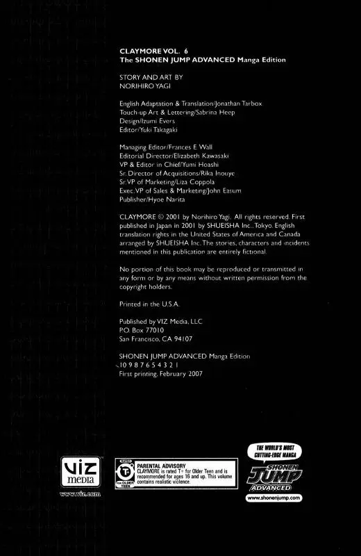 Claymore capítulo 28, página 3