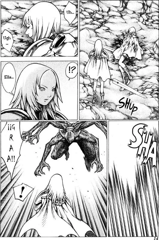 Claymore capítulo 28, página 13