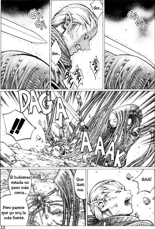 Claymore capítulo 34, página 12