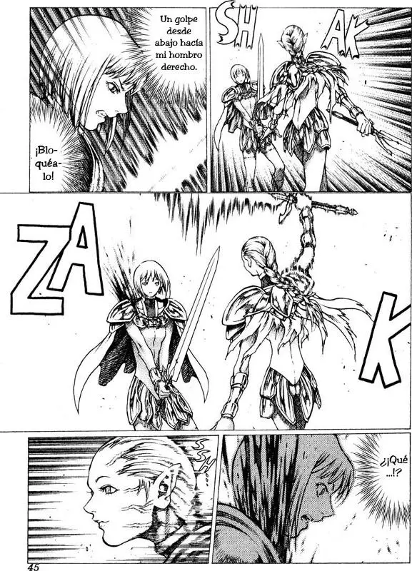 Claymore capítulo 35, página 12