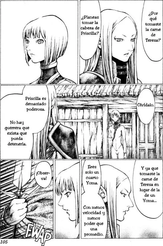 Claymore capítulo 37, página 16