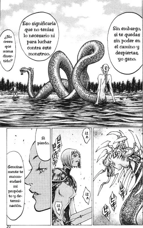 Claymore capítulo 40, página 21