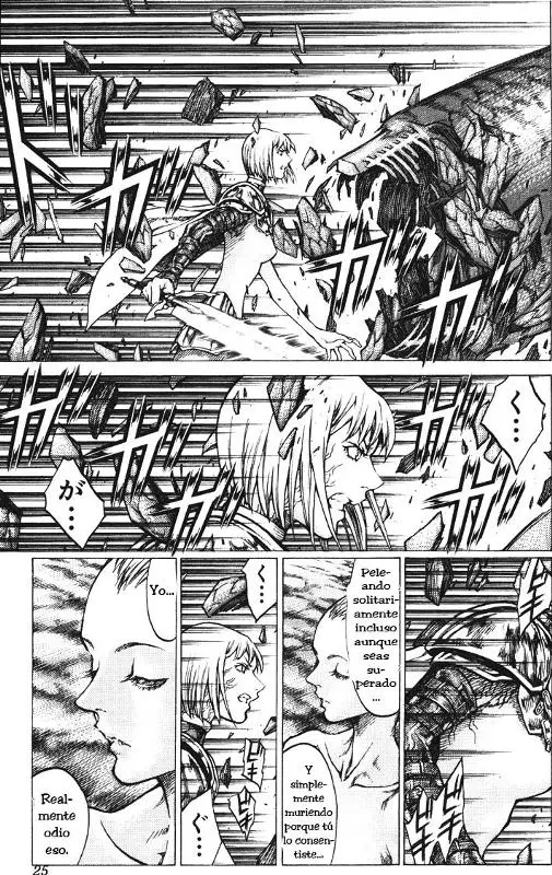 Claymore capítulo 40, página 25