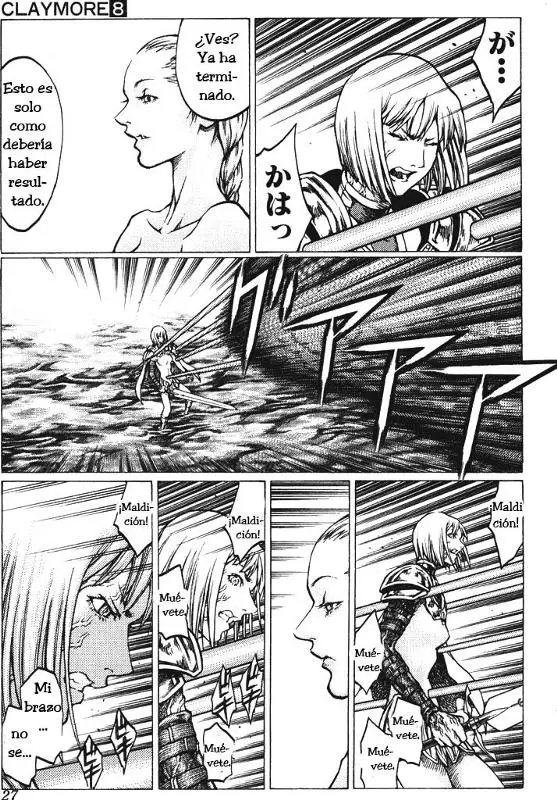 Claymore capítulo 40, página 27