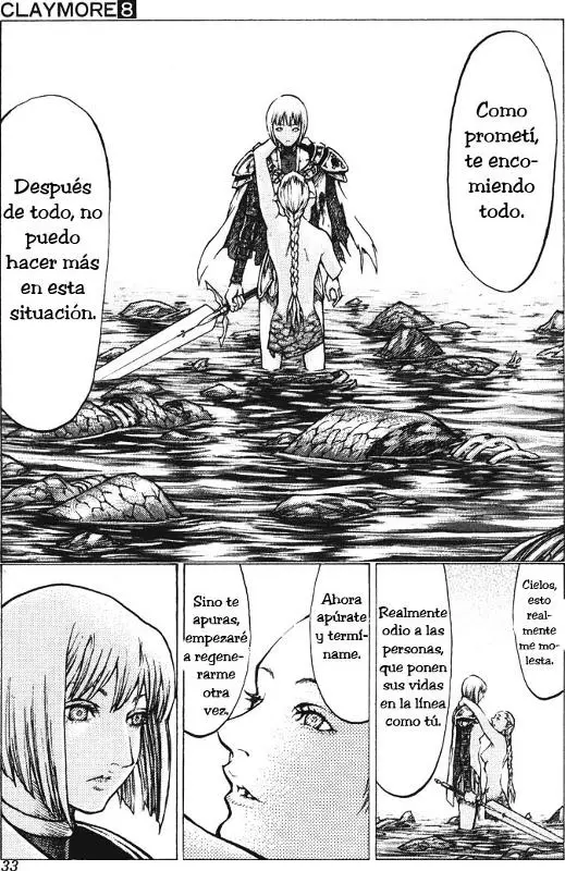 Claymore capítulo 40, página 32
