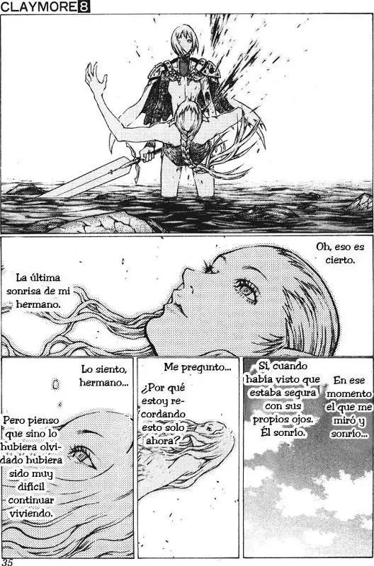 Claymore capítulo 40, página 34