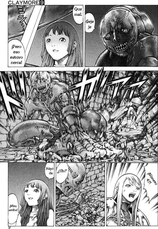 Claymore capítulo 46, página 8
