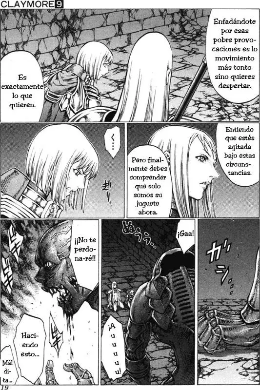 Claymore capítulo 46, página 18
