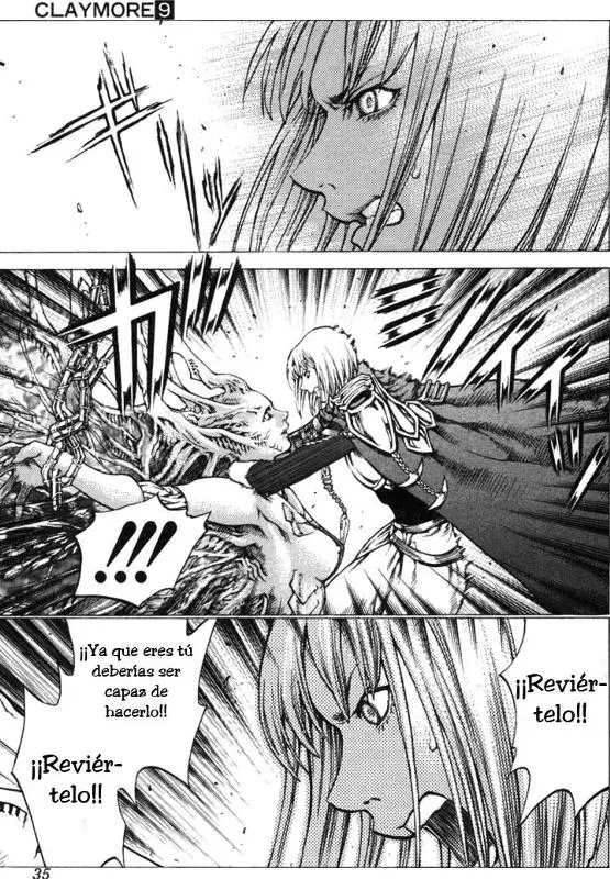 Claymore capítulo 46, página 33