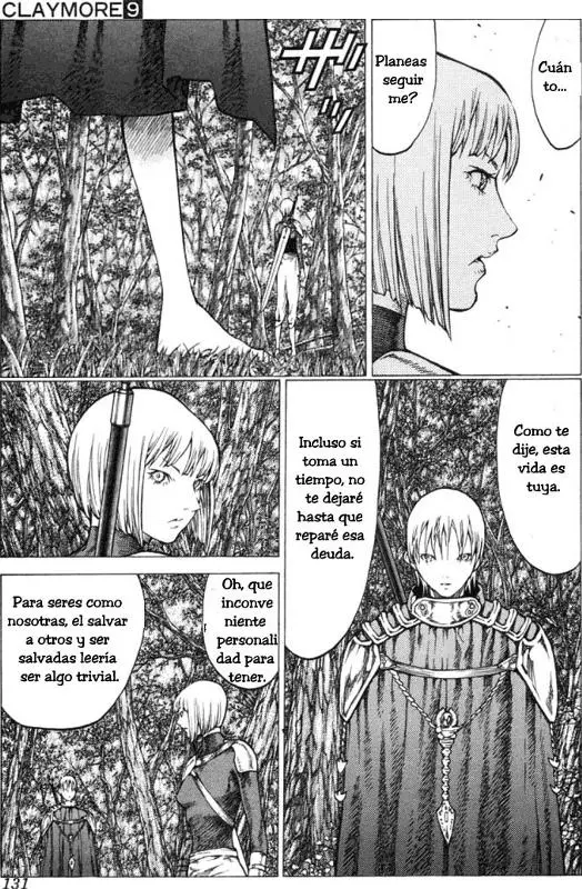 Claymore capítulo 50, página 4