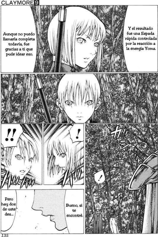 Claymore capítulo 50, página 8