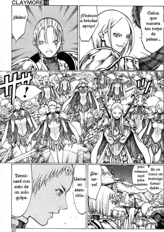 Claymore capítulo 52, página 38