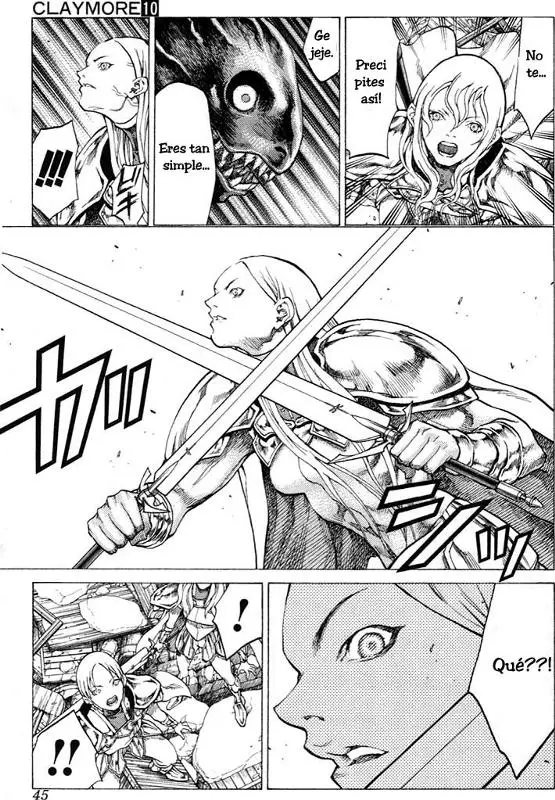 Claymore capítulo 53, página 6
