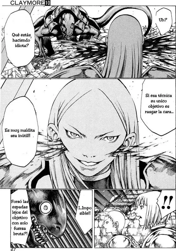 Claymore capítulo 53, página 8