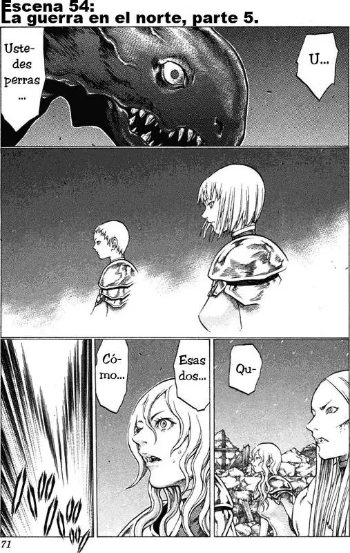 Claymore capítulo 54, página 1