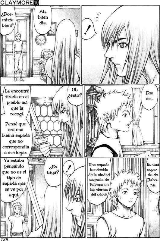 Claymore capítulo 56, página 4