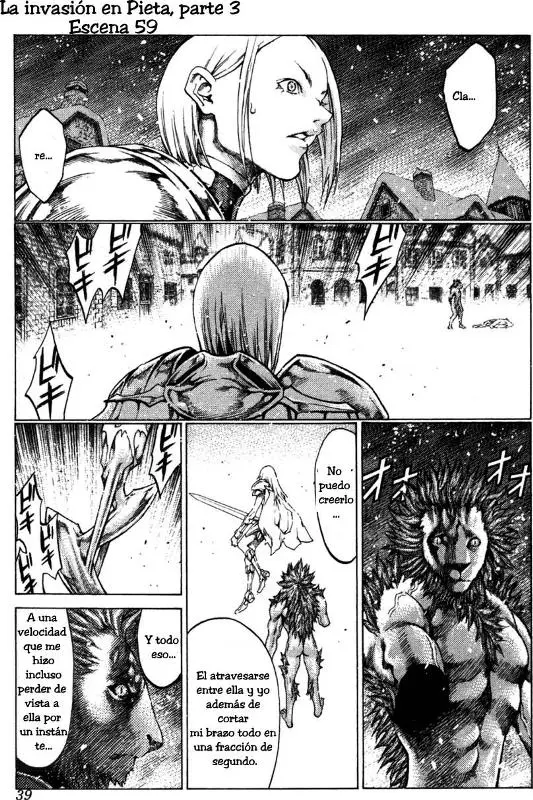 Claymore capítulo 59, página 1