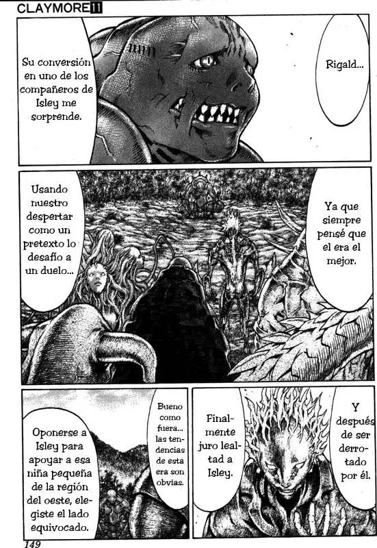 Claymore capítulo 62, página 22