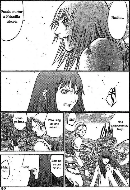 Claymore capítulo 71, página 18