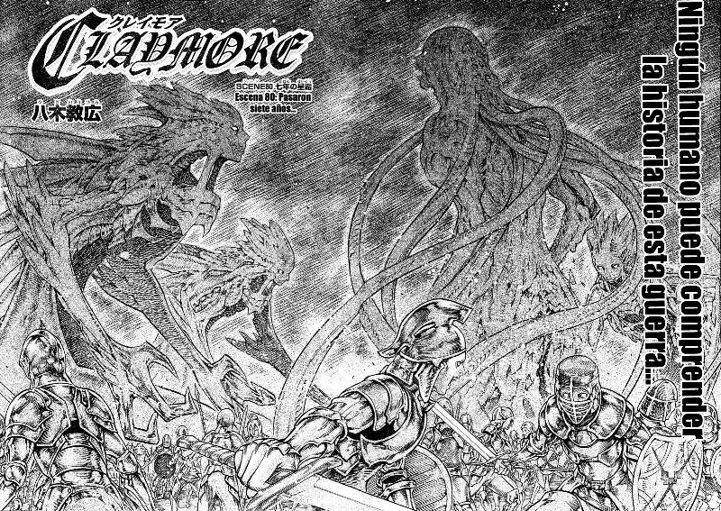Claymore capítulo 80, página 3