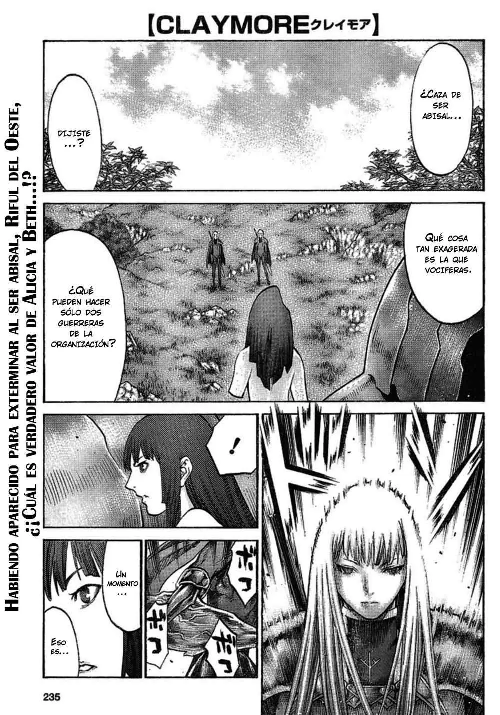 Claymore capítulo 94, página 3